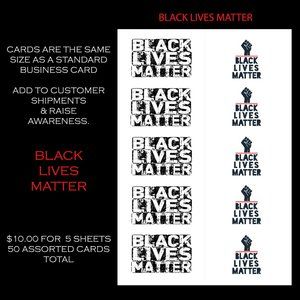 BLACK LIVES MATTER CARDS